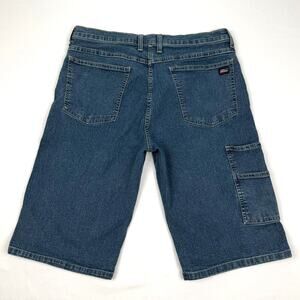 Dickies Jorts Jean Shorts Blue Denim Skate Workwear Utility Men’s 34